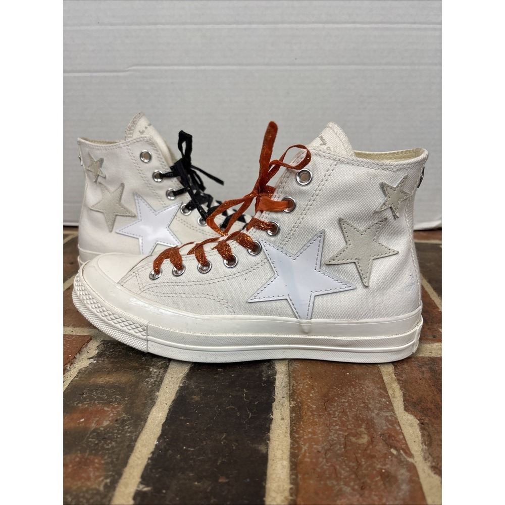 Converse Chuck Taylor 70 High Canvas Patch Rare Stars Size Men's 7 Woman's 9
